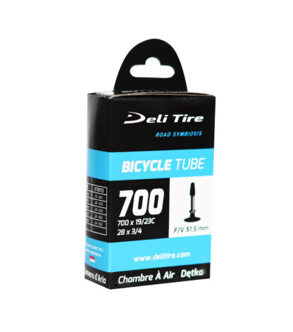 Dętka 700X19/23C FV 51.5MM BOX DELI