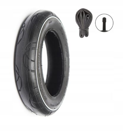 Opona z dętką SA-259 10x2.0 BK/WH L - obrazek 2